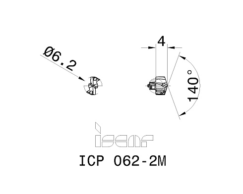 Сменные головки для сверл DCN ISCAR ICP 062-2M (5567027)