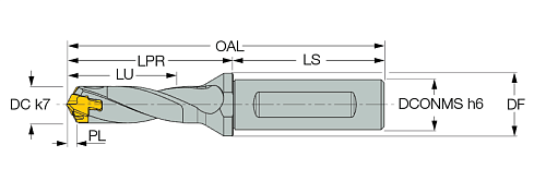 Сверла со сменными головками ISCAR DCN 060-018-12A-3D (3203266)