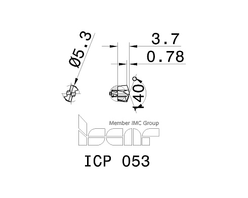 Сменные головки для сверл DCN ISCAR ICP 053 (3346494)