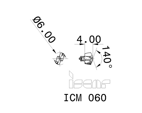 Сменные головки для сверл DCN ISCAR ICM 060 (5566709)
