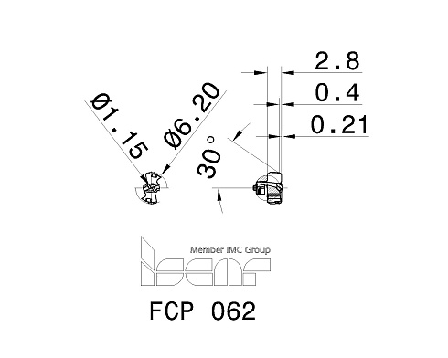 Сменные головки для сверл DCN ISCAR FCP 062 (3311615)