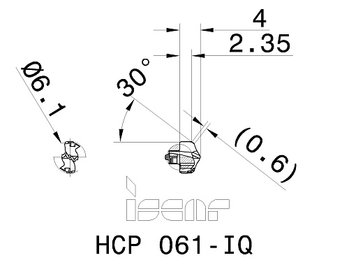Сменные головки для сверл DCN ISCAR HCP 061-IQ (3311593)