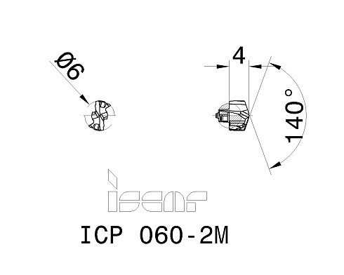 Сменные головки для сверл DCN ISCAR ICP 060-2M (5567025)