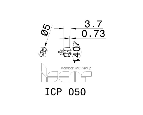 Сменные головки для сверл DCN ISCAR ICP 050 (3310523)