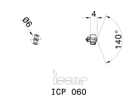 Сменные головки для сверл DCN ISCAR ICP 060 (5509298)