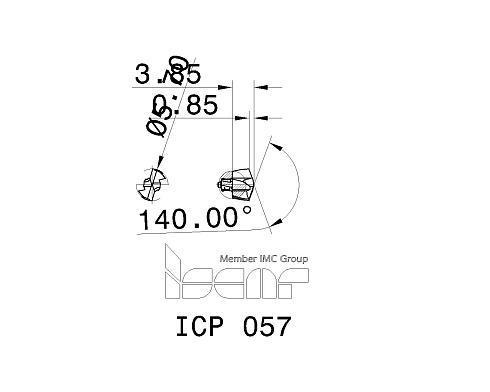 Сменные головки для сверл DCN ISCAR ICP 057 (3346499)