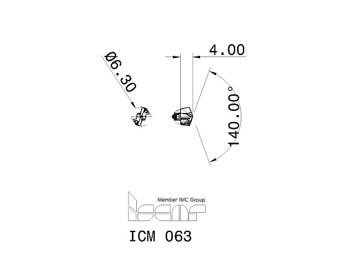 Сменные головки для сверл DCN ISCAR ICM 063 (5566712)