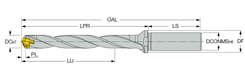 Сверла со сменными головками ISCAR DCN 070-056-12R-8D (3202949)